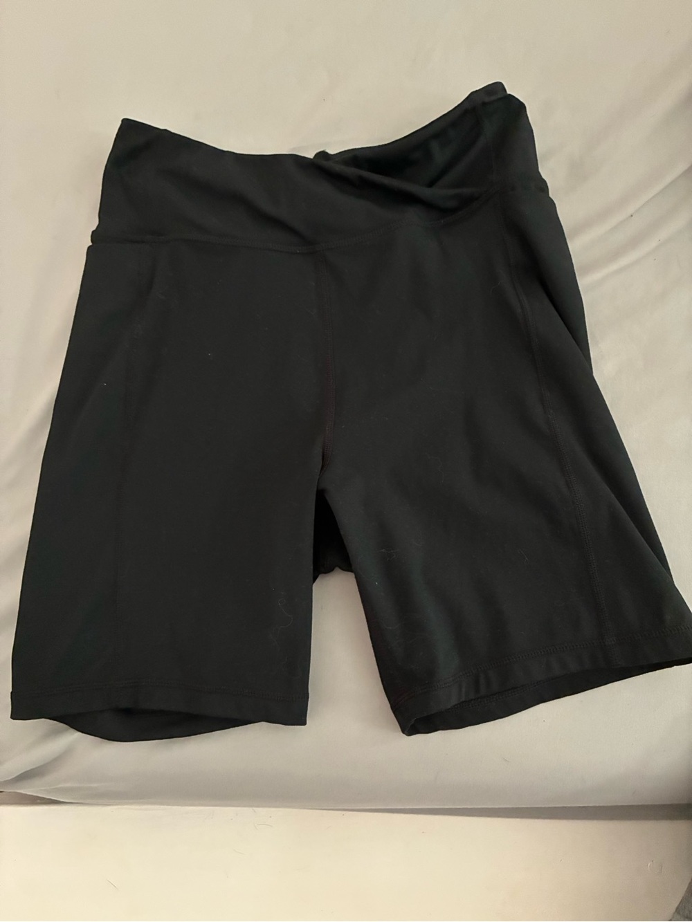 Danskin Black High-Rise Bike Shorts